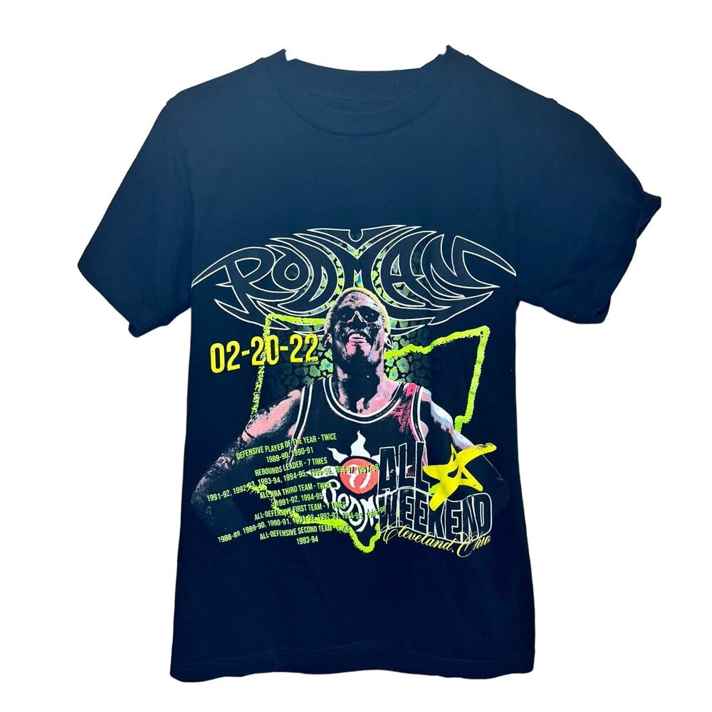 2022 Limited Dennis Rodman All-Star Weekend T-shirt Size Small